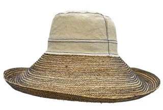 Lola Hats ベージュ ストローハット BREAD BAG — LOLA HATS
